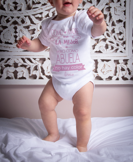 Enriquecimiento tipo Reparación posible Body o Camiseta personalizada La mejor Abuela – Bebé Ratón