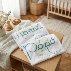 Camiseta cumple Padres. Pack 2 camisetas