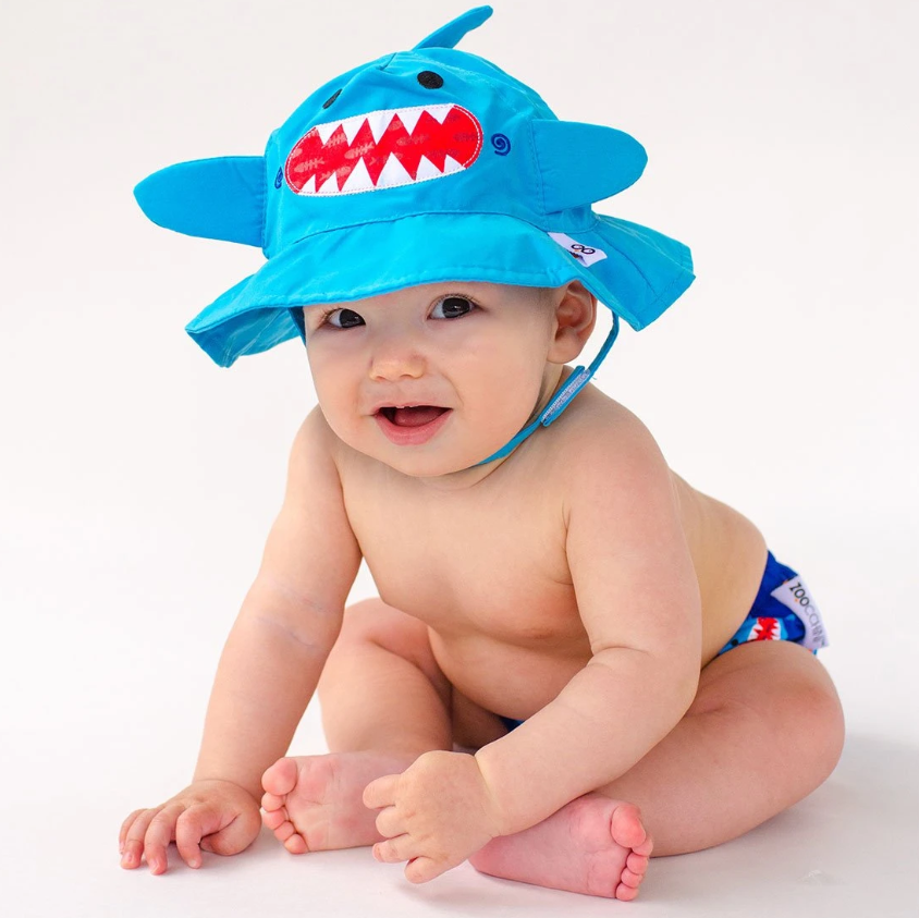 Set bañador pañal y gorro tiburón – Bebé Ratón