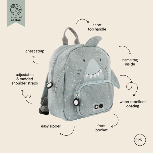 Mochila pequeña - Mr. Shark - Imagen 5