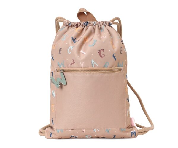 Mochila Saco Impermeable Funny Letters Personalizable