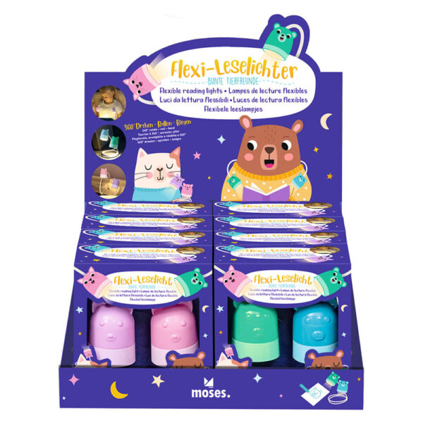 Luz de lectura flexible Moses