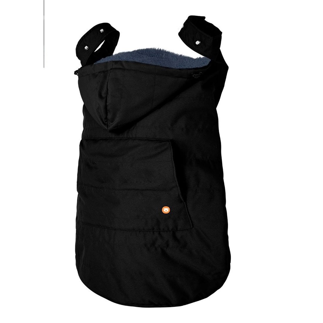 Cobertor de porteo invierno Wombat London Charcoal Grey - Imagen 4