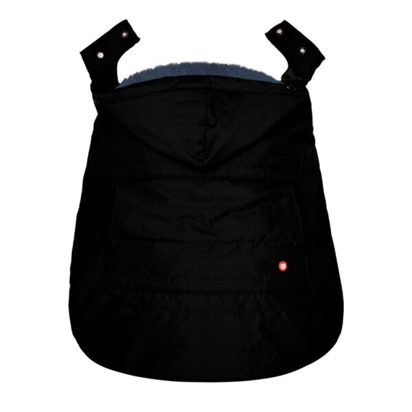 Cobertor de porteo invierno Wombat London Charcoal Grey - Imagen 3