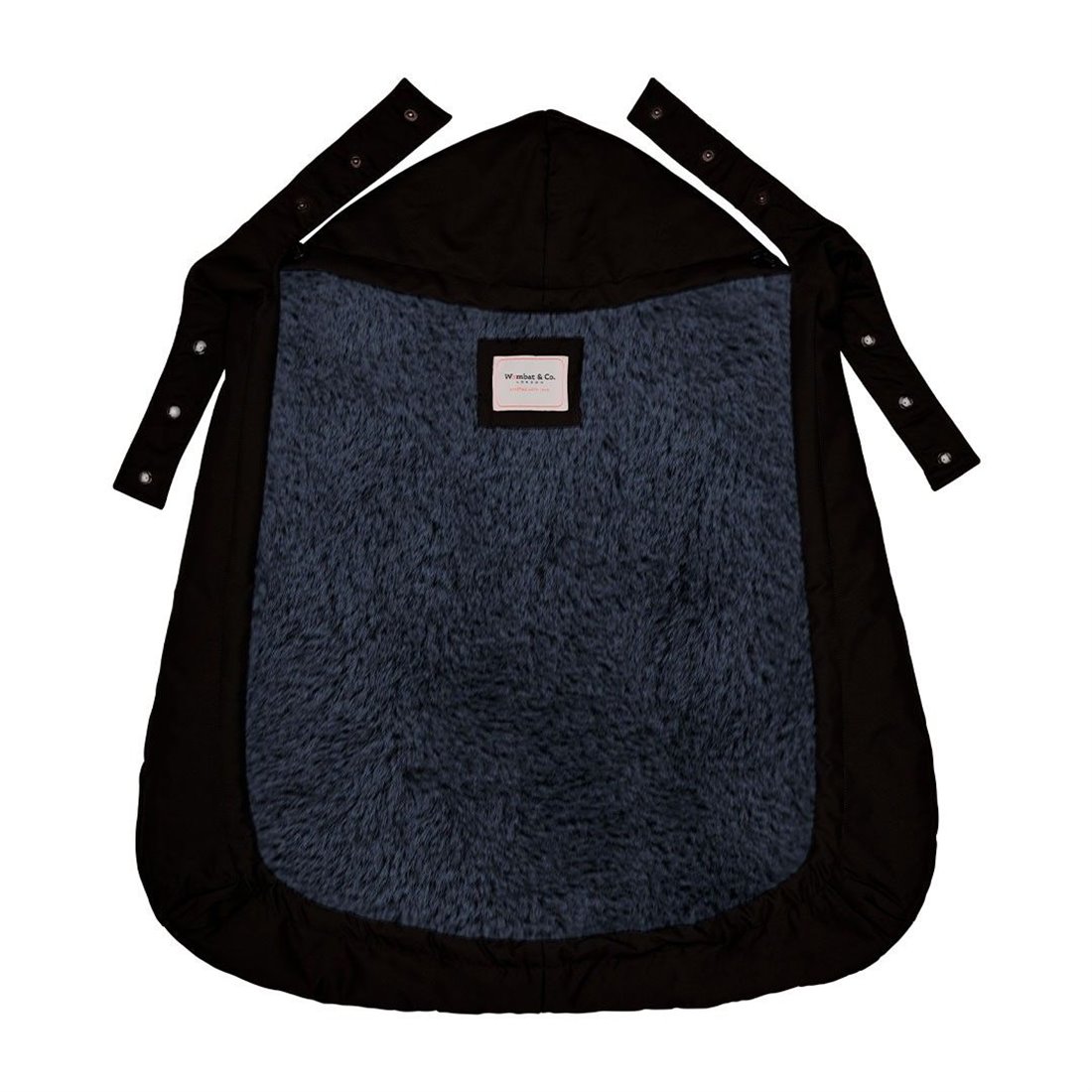 Cobertor de porteo invierno Wombat London Charcoal Grey - Imagen 2
