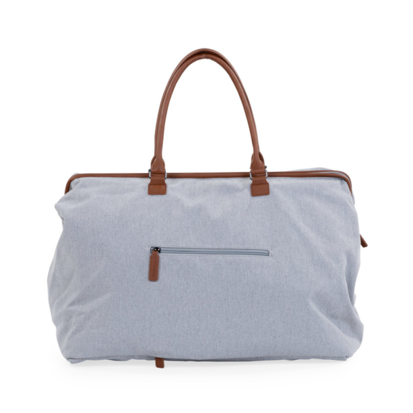 Mommy Bag Canvas Grey Childhome - Imagen 4
