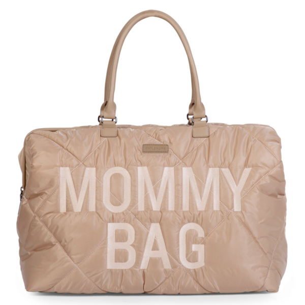 Mommy Bag Acolchado Beige Childhome