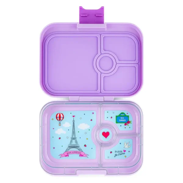 Yumbox Panino 4C Purple+Paris Je t'aime