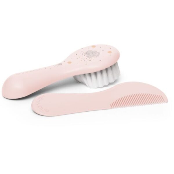 Set cepillo-peine Rosa Suavinex
