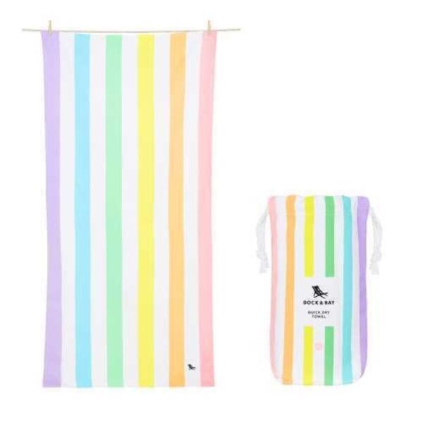 Toalla Dock & Bay Summer Rainbow Pastel XL
