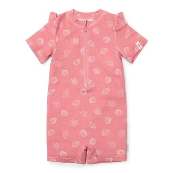 Mono de baño manga corta Rosa Little Dutch