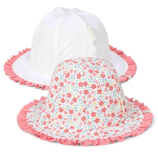 Gorro Reversible Flowers Multicolor Little Dutch