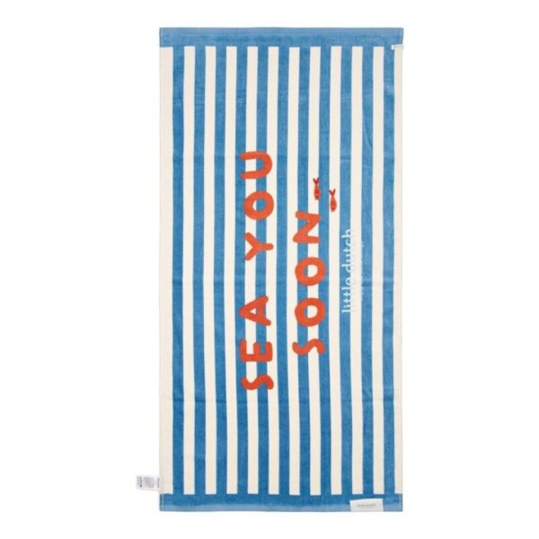 Toalla de playa Ocean Sea Life Azul Little Dutch