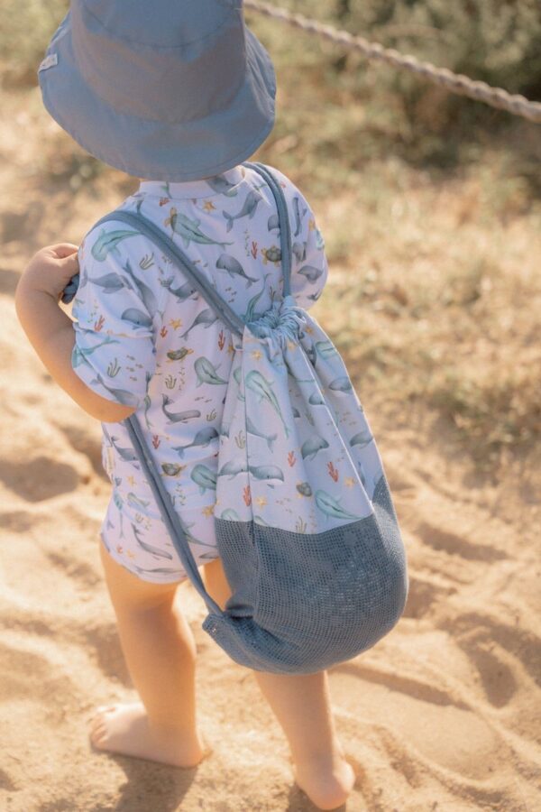 Bolsa para juguetes playa  Ocean Sea Life Little Dutch - Imagen 4