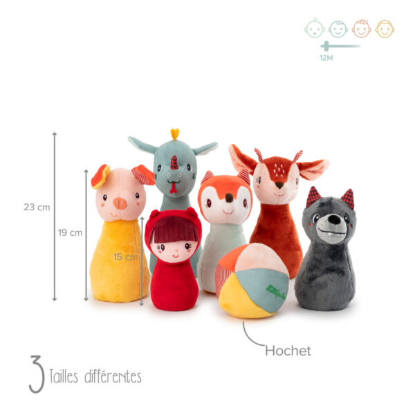 Mi primer juego de bolos del bosque Lilliputiens - Imagen 3