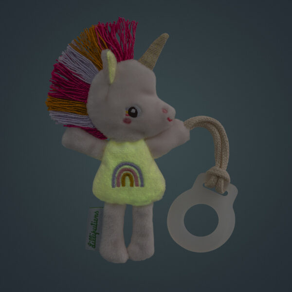 Mini amigo de la noche Lena el unicornio Lilliputiens - Imagen 2