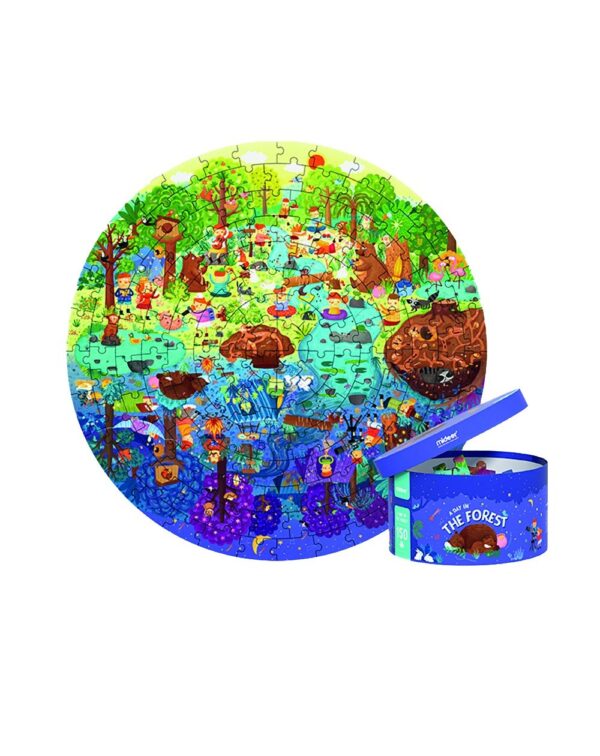 Puzzle Día y Noche en el Bosque