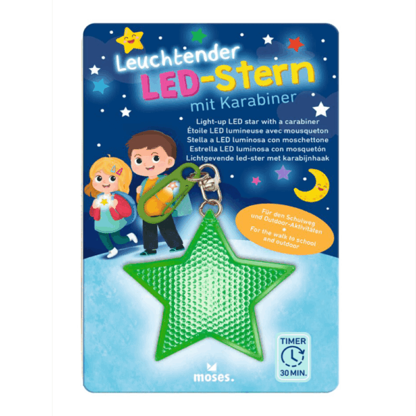 Estrella LED con mosquetón Moses - Imagen 3