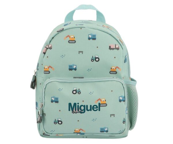 Mochila Infantil Trucks Personalizable Tutete - Imagen 6