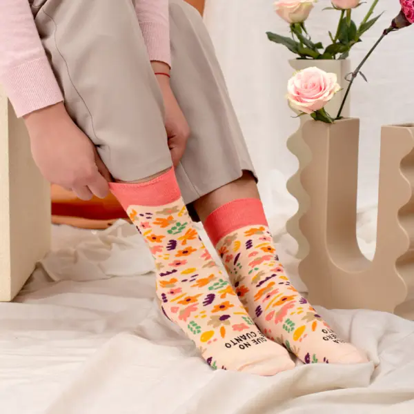 Calcetines "Abuela, te quiero tanto que no sé cuánto" T 36-41 - Imagen 2