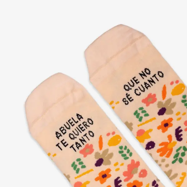 Calcetines "Abuela, te quiero tanto que no sé cuánto" T 36-41 - Imagen 3