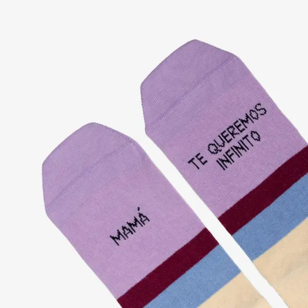 Calcetines "Mamá te queremos infinito" T 36-41 - Imagen 3