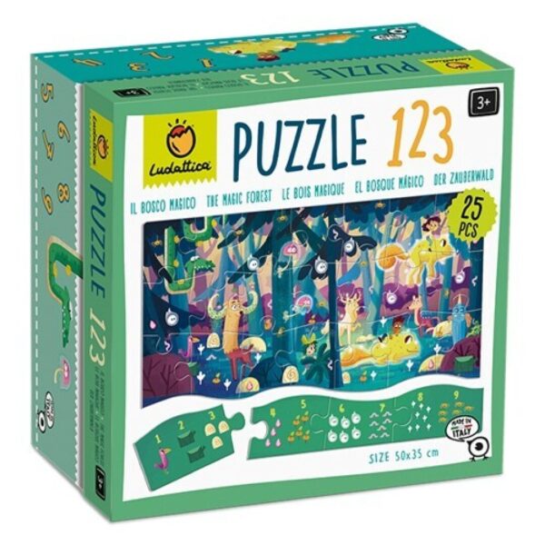 Puzzle 123- El bosque Ludattica