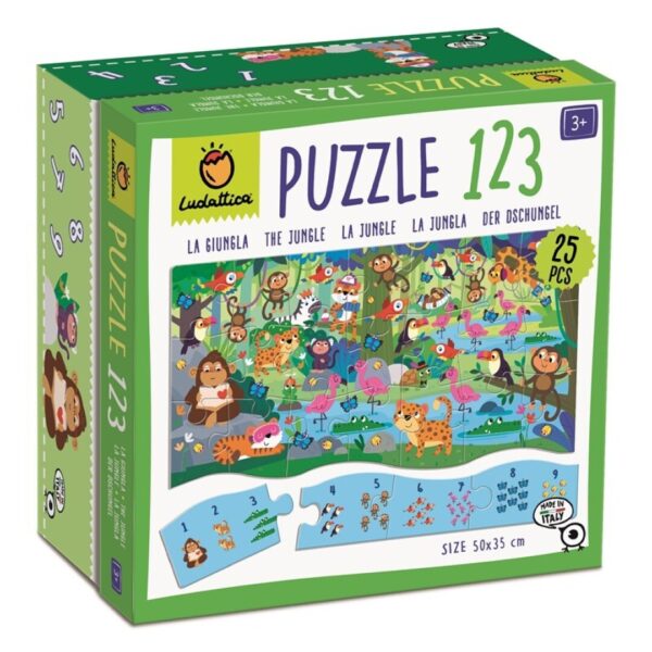 Puzzle 123-La Jungla Ludattica