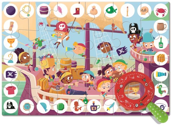 Zoomy Puzzle - Tesoro Pirata Ludattica - Imagen 3