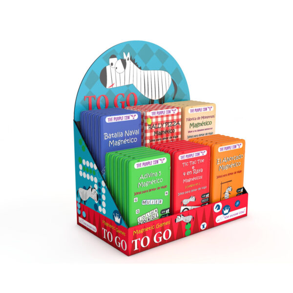 Expositor con Juegos Magnéticos de Viaje TO GO