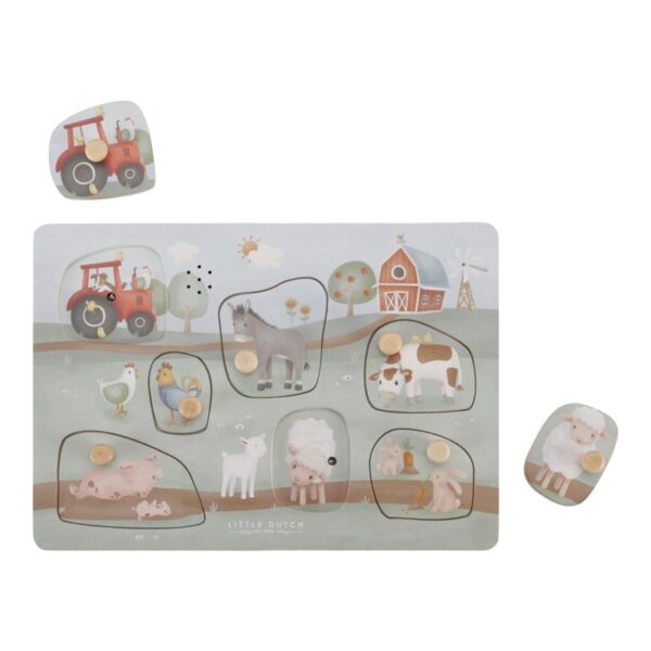 Puzzle con sonido Pequeña Granja Little Dutch - Imagen 2