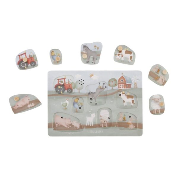 Puzzle con sonido Pequeña Granja Little Dutch - Imagen 3