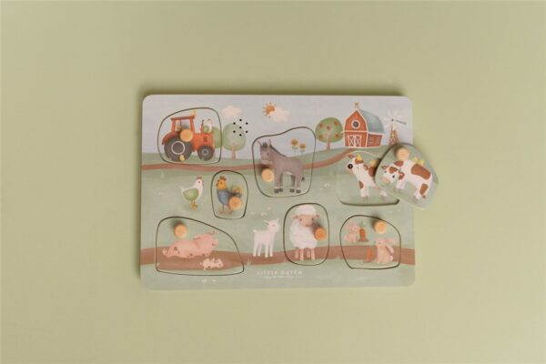 Puzzle con sonido Pequeña Granja Little Dutch - Imagen 5