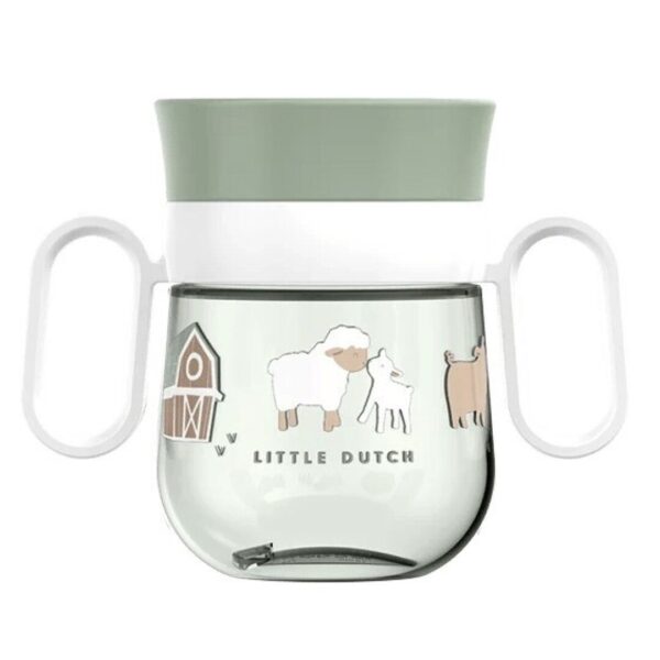 Vaso Antiderrame 360º 200 ML Mio Pequeña Granja Little Dutch