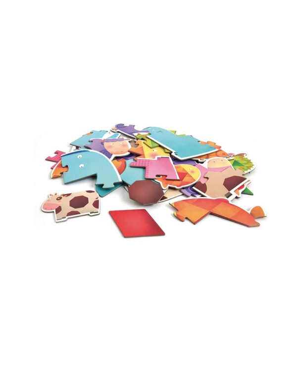 Puzzle Geométrico de Animales Mideer - Imagen 8