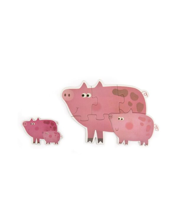 Puzzle Animales Madre y Bebé Mideer - Imagen 4