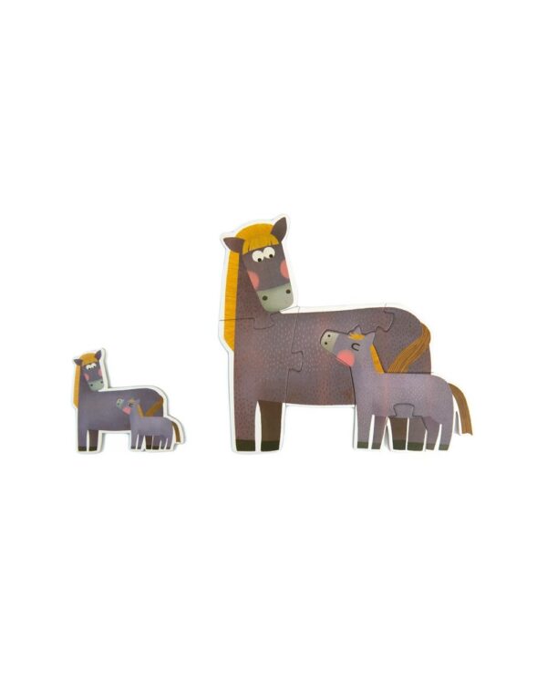 Puzzle Animales Madre y Bebé Mideer - Imagen 5