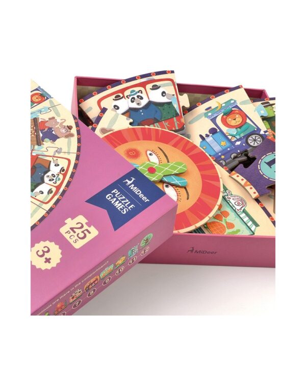 Puzzle gigante Viaje por el Tiempo Mideer - Imagen 3
