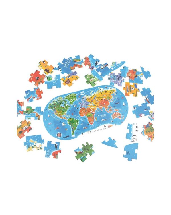 Puzzle Mapamundi Mideer - Imagen 3