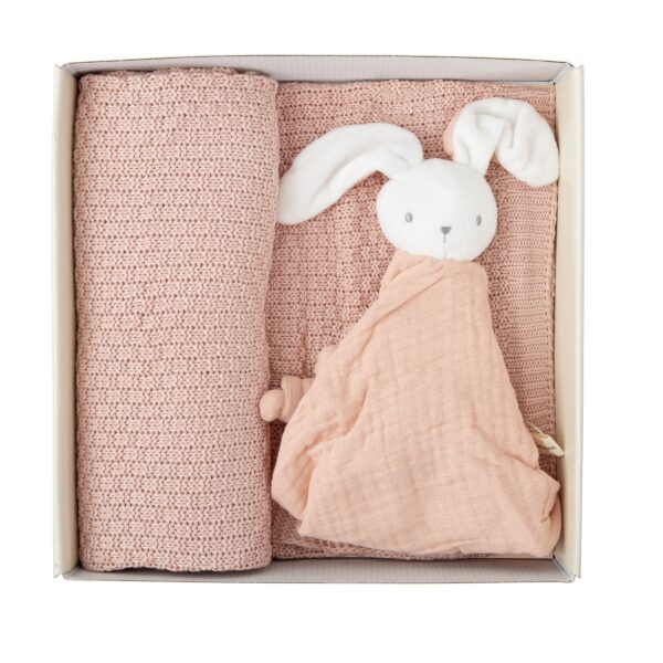 Caja Regalo Manta/Waf y Doudou Bunny Bimbidreams