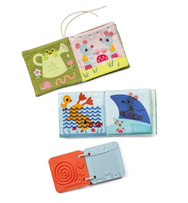 Jeanne Set de 3 Libros Sensoriales Lilliputiens