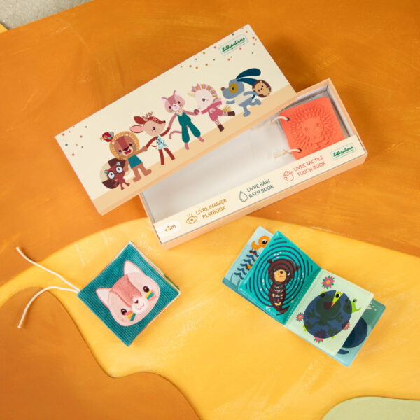 Jeanne Set de 3 Libros Sensoriales Lilliputiens - Imagen 7