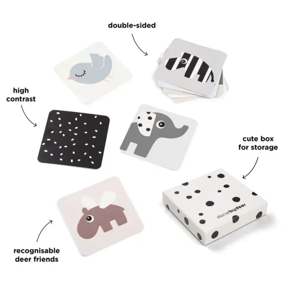 Cartas Contrastes Bebé 10 uds Done by Deer - Imagen 3
