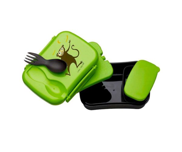 Caja de Almuerzo N'ice Box Kids Mono Lime Carl Oscar