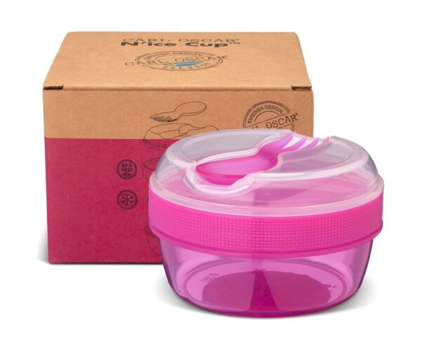 Caja Almuerzo con Tapa Refrigerante N'ice Cup Purple Carl Oscar - Imagen 2