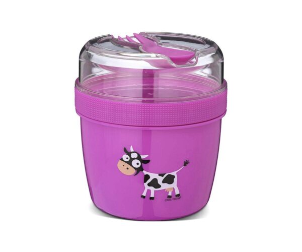 Fiambrera Snack N'ice Cup L Purple Carl Oscar