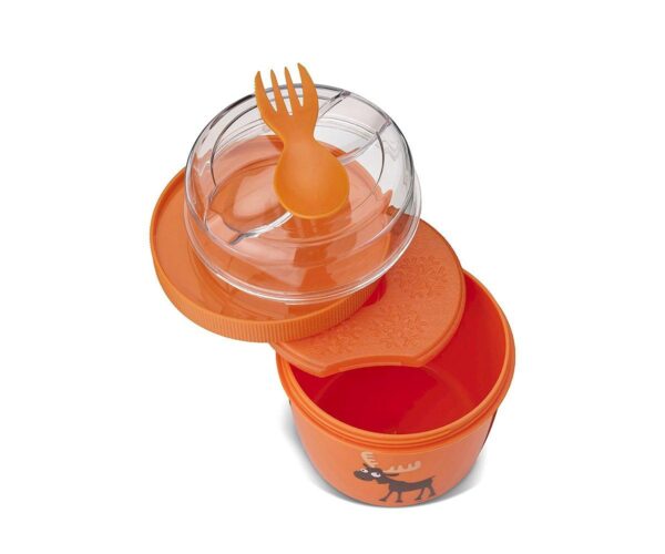 Fiambrera Snack N'ice Cup L Reno Orange Carl Oscar - Imagen 2
