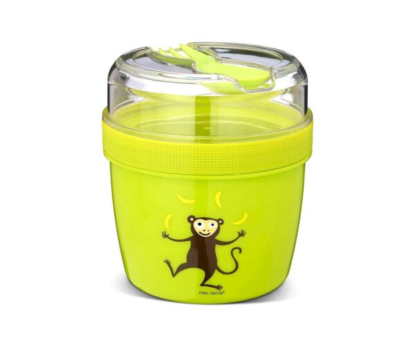 Fiambrera Snack N'ice Cup L Mono Lime Carl Oscar