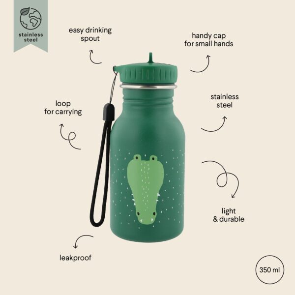 Botella de beber 350ml - Mr. Cocodrile Trixie - Imagen 3