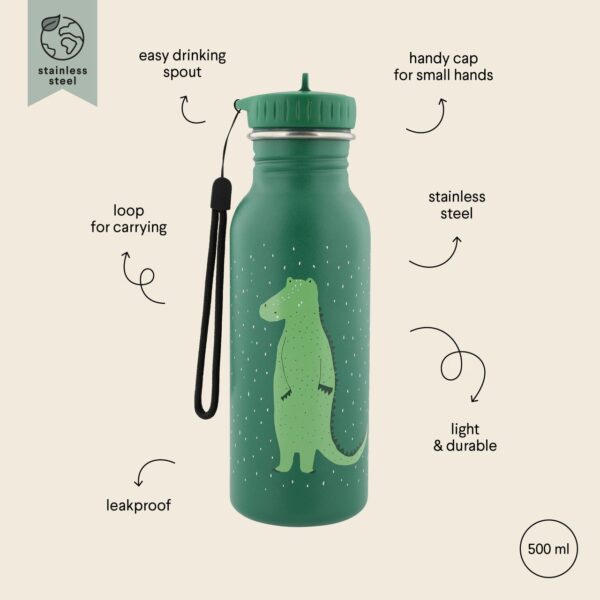 Botella de beber 500ml - Mr. Crocodrile Trixie - Imagen 2